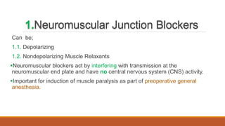 Centrally Acting Antispastic Drugs | PPTX