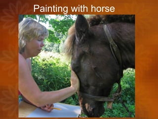 Painting with horse 