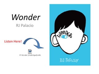 Wonder
RJ Palacio
Listen Here!
 