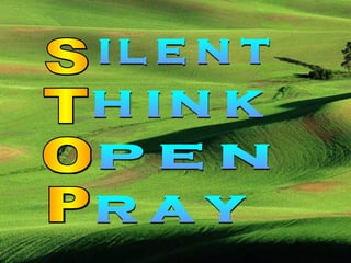 S T O P ILENT HINK PEN RAY 