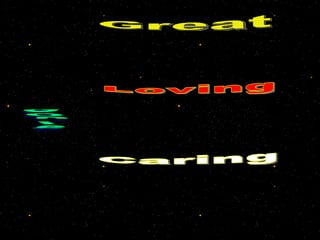 GOD IS Great Loving Caring 