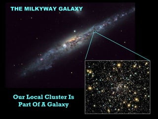 THE MILKYWAY GALAXY Our Local Cluster Is Part Of A Galaxy 