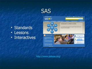 SAS http://www.pdesas.org/ Standards Lessons Interactives 