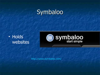 Symbaloo Holds websites http://www.symbaloo.com/ 