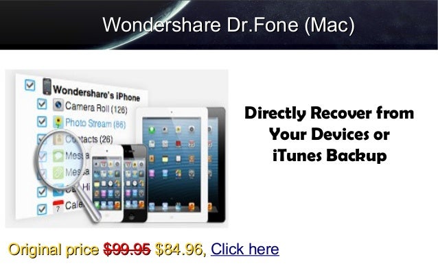 Wondershare Dr Fone Mac Coupon Code
