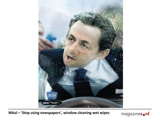 Nikol – ‘Stop using newspapers’, window cleaning wet wipes    