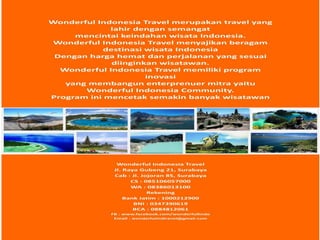 Wonderful Indonesia Komunitas