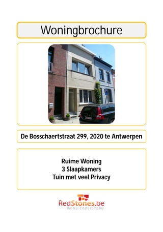 Woningbrochure




De Bosschaertstraat 299, 2020 te Antwerpen


              Ruime Woning
              3 Slaapkamers
           Tuin met veel Privacy
 