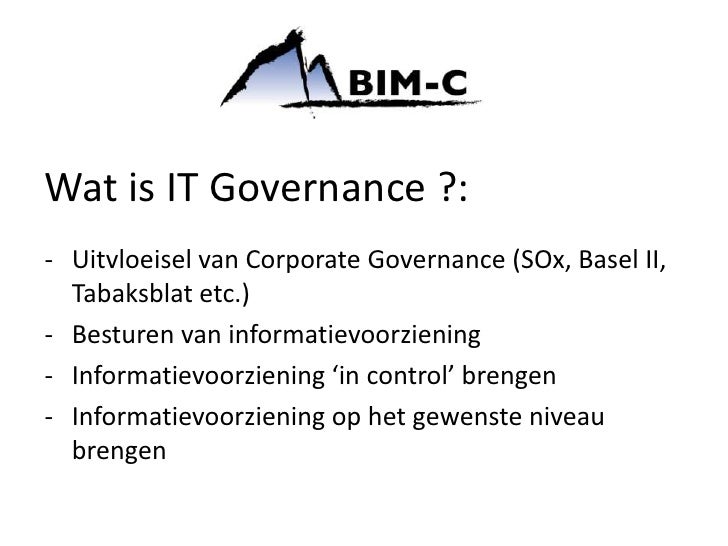 It Governance