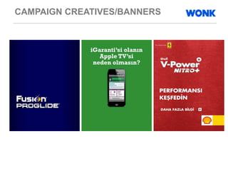 CAMPAIGN CREATIVES/BANNERS
 