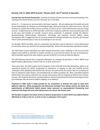 Weaponization of neurosciences, everything could be weaponized | PDF