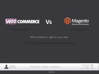 Magento vs Woocommerce - a comparison