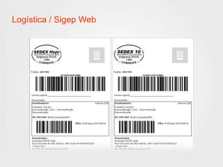 Logística / Sigep Web 
 