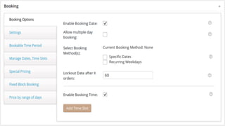 Woocommerce Booking & Appointment Plugin