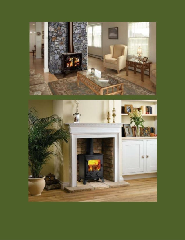 Wood burning stove installation