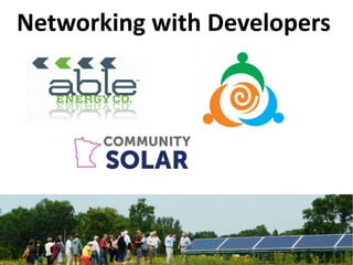 Networking with Developers
 