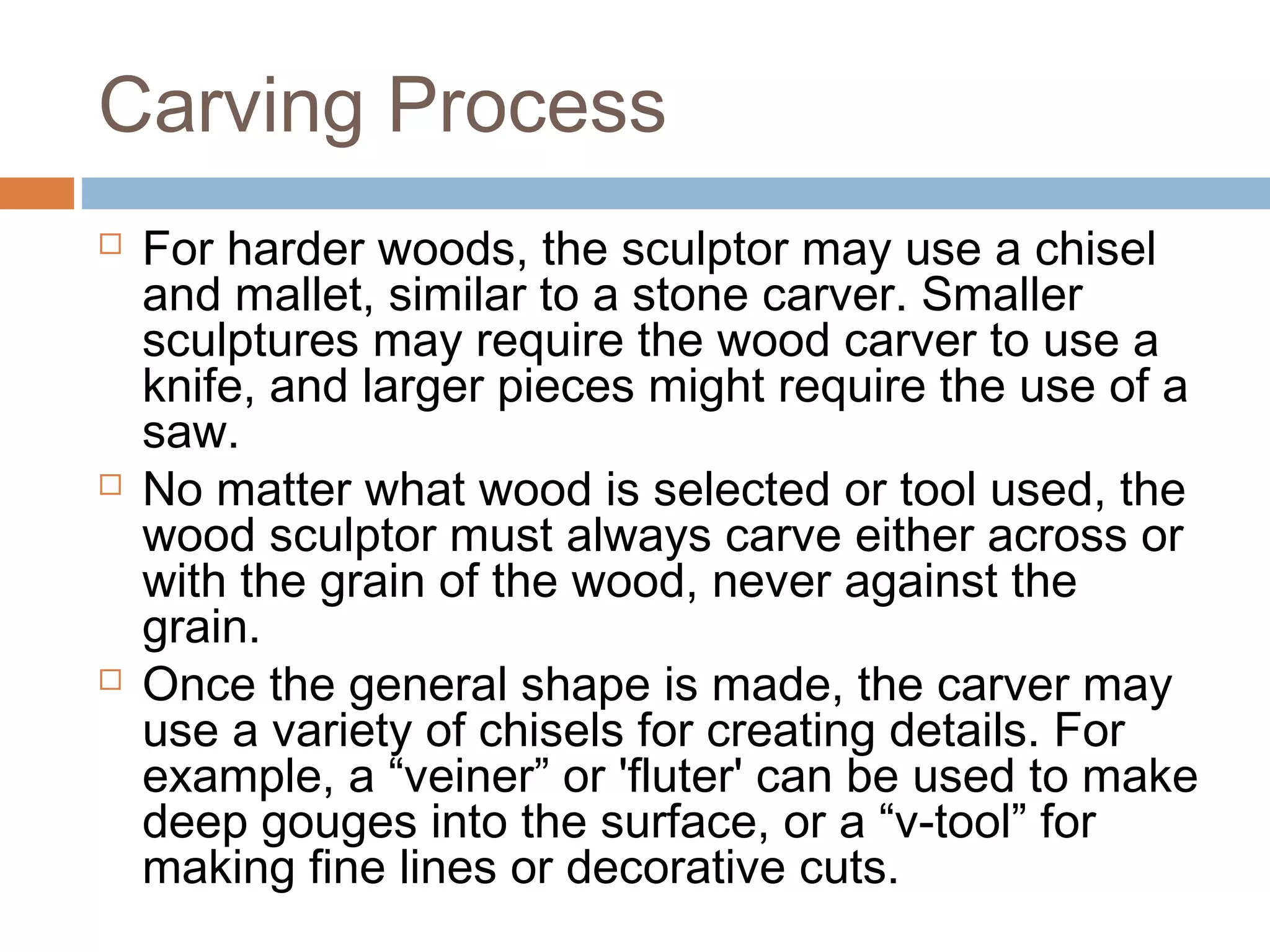 Wood carving grade5 | PPT