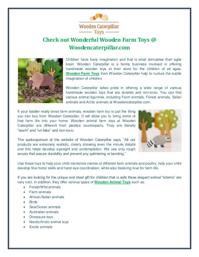 wooden caterpillar toy