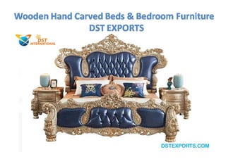 Wooden hand carved bedroom furniture 