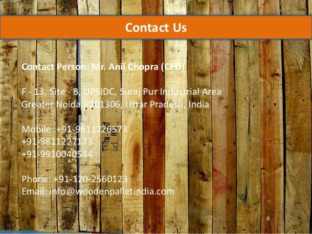 wooden pallet ppt