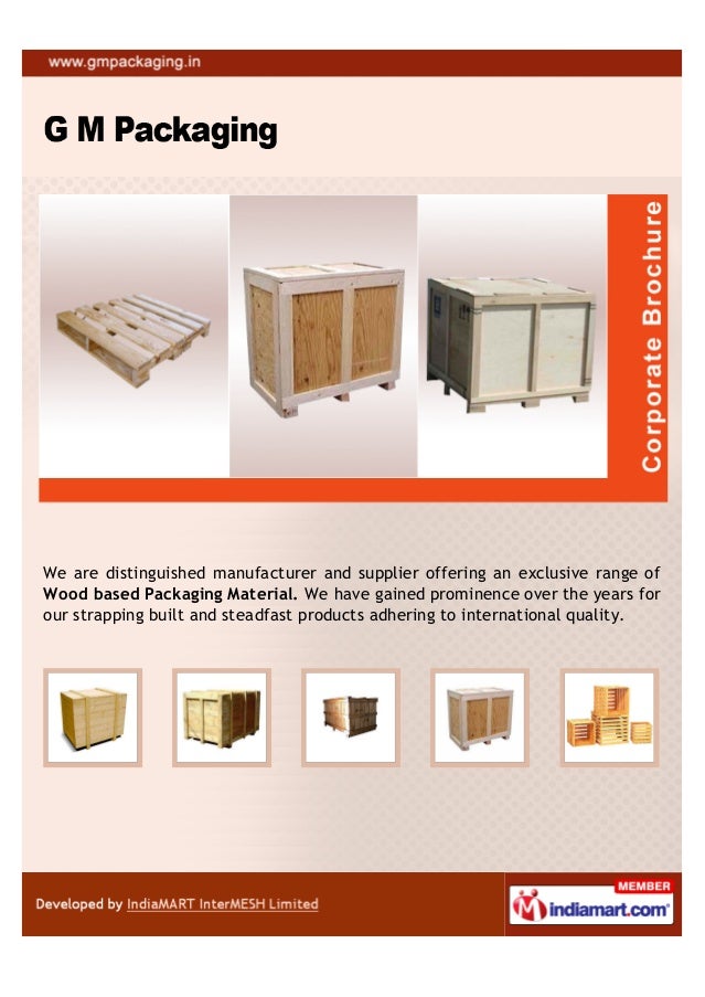 G M Packaging, Thane, Wooden Packing Material
