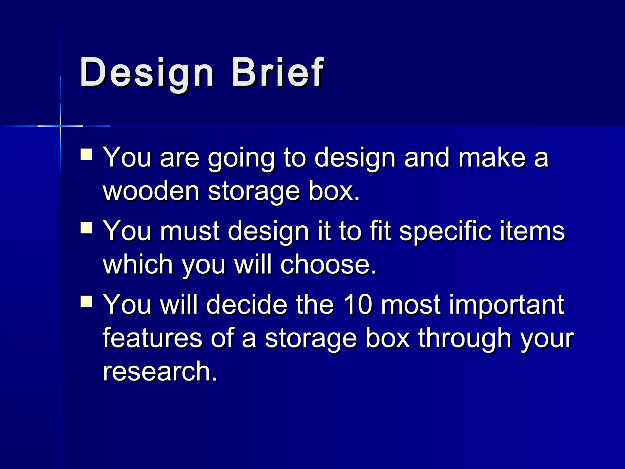 Wooden storage box template (1) | PPT