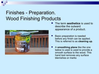 Wood Finishing Products | PPT