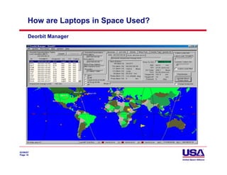 How are Laptops in Space Used?
       Deorbit Manager




02/06/07
Page 18
 