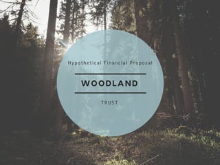 WOODLAND
Hypothetical Financial Proposal
TRUST
 