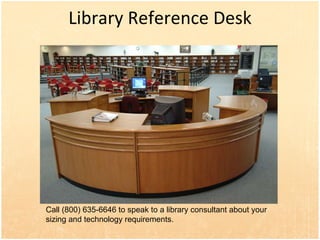 Wood Library Furniture and Shelving For Libraries | PPT