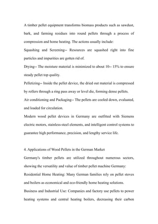 Wood Pellet Equipment Germany Driving the Future of Renewable Biomass ...