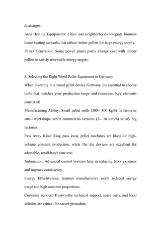 Wood Pellet Equipment Germany Driving the Future of Renewable Biomass ...