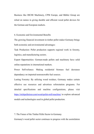 Wood Pellet Equipment Germany Driving the Future of Renewable Biomass ...