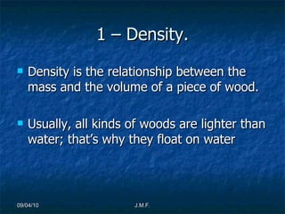 Wood Properties | PPT