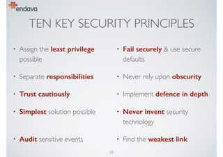 Secure by Design - Security Design Principles for the Rest of Us | PDF