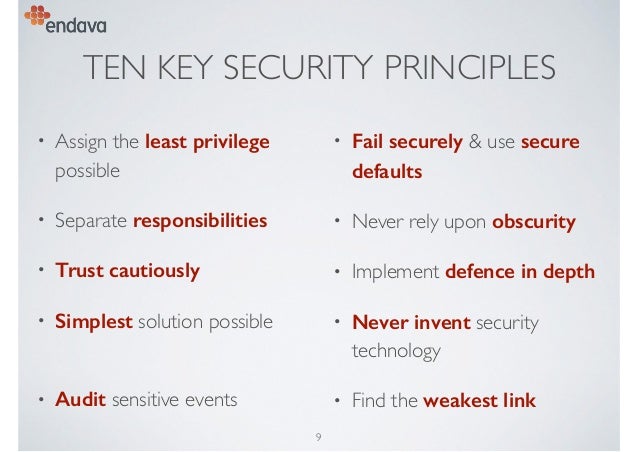 Secure by Design - Security Design Principles for the Rest of Us
