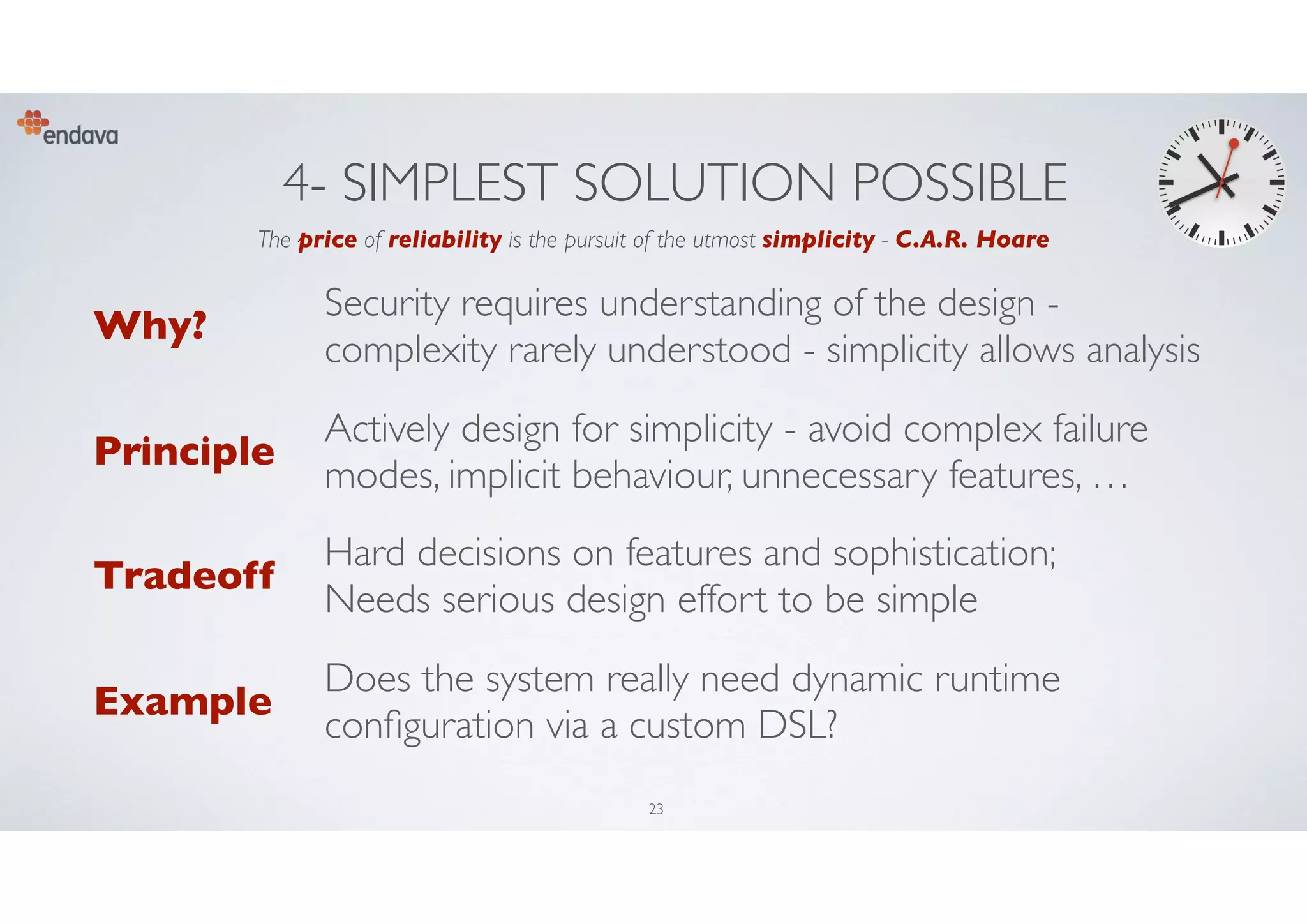 Secure by Design - Security Design Principles for the Working Architect ...