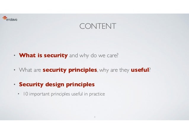 Secure by Design - Security Design Principles for the Working Archite…