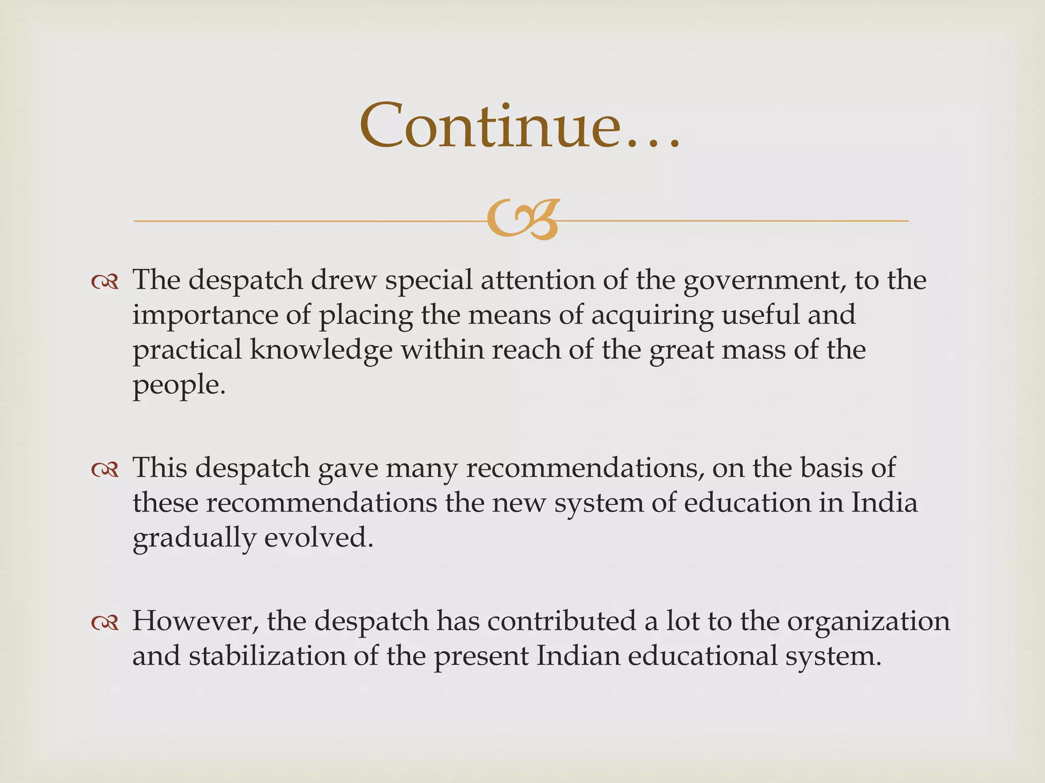 WOOD'S DESPATCH 1854 | PPTX