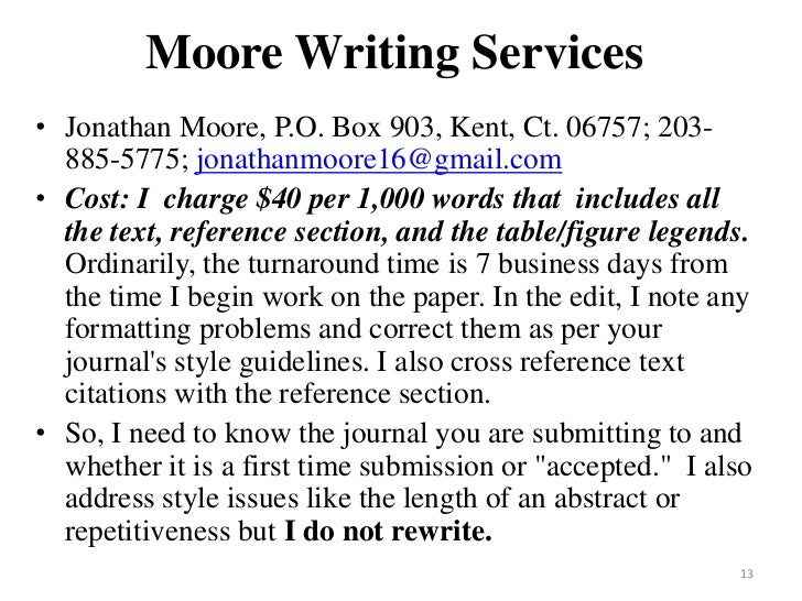 Elsevier manuscript editing service