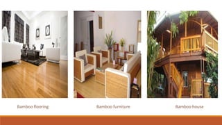 Bamboo flooring Bamboo furniture Bamboo house
 
