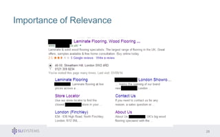 28 
Importance of Relevance 
 