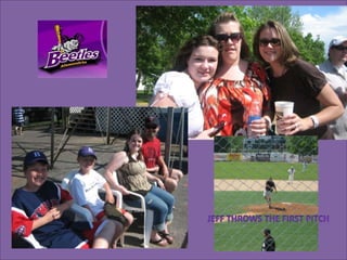 Jeff Throws the First Pitch