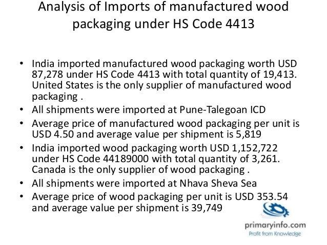 Wood & wood products