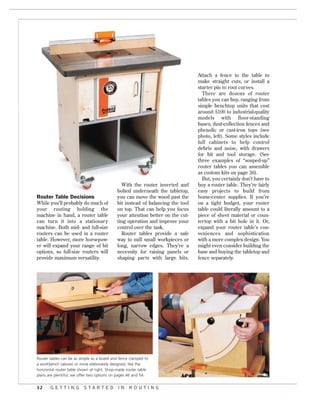 Manufacturing Shop Router Example.pdf Woodworker Router Projects and Techniques | PDF