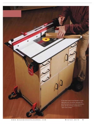 Manufacturing Shop Router Example.pdf Woodworker Router Projects and Techniques | PDF