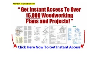 Woodworking ideas