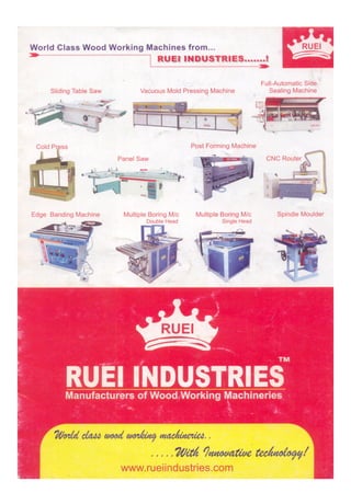 Ruei Industries, Coimbatore, Woodworking Machinery & Furniture