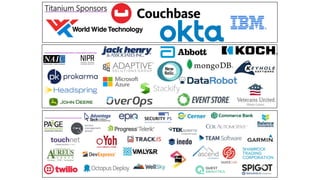Titanium Sponsors
Platinum Sponsors
Gold Sponsors
 