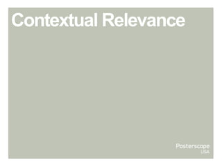 Contextual Relevance
 